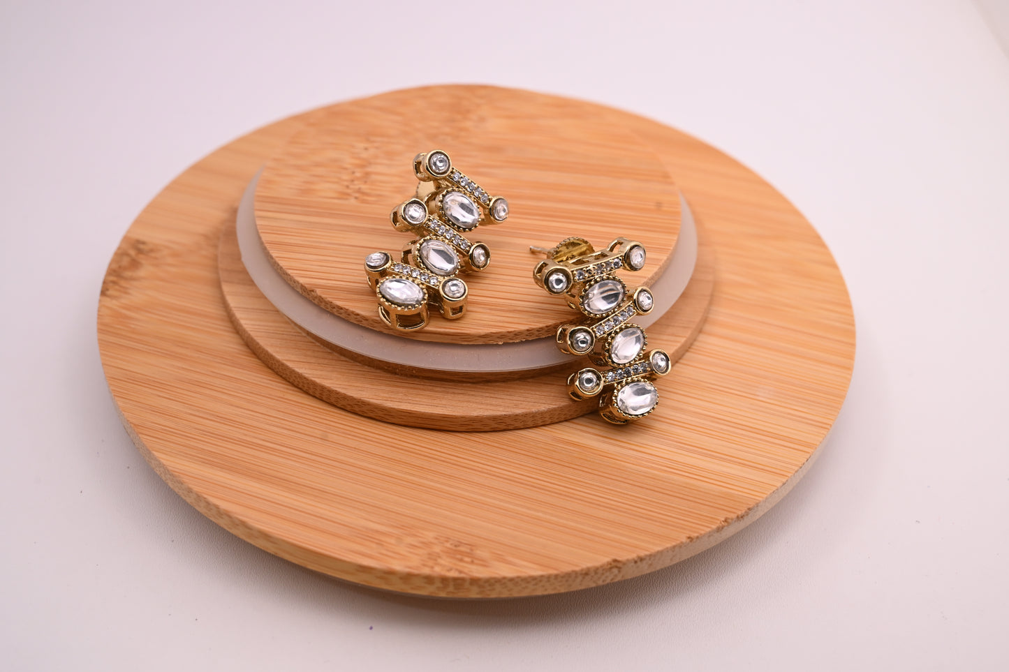Antique Moissanite CZ Statement Necklace Set