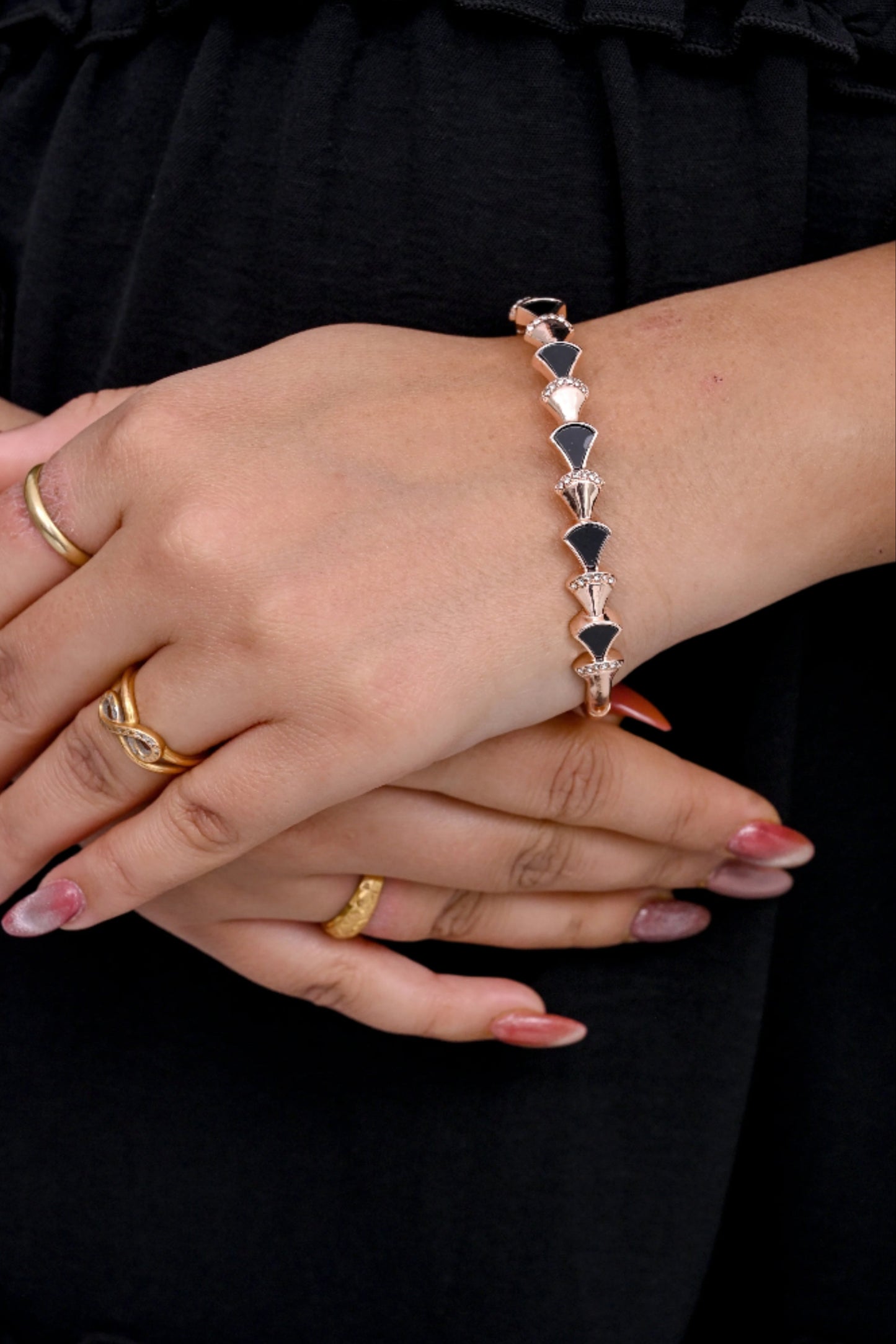 Rose Gold CZ Anti-Tarnish Bracelet
