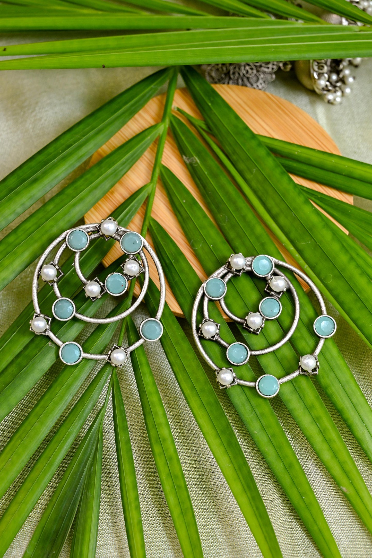 Stunning Sterling Silver Boho Hoop Earrings