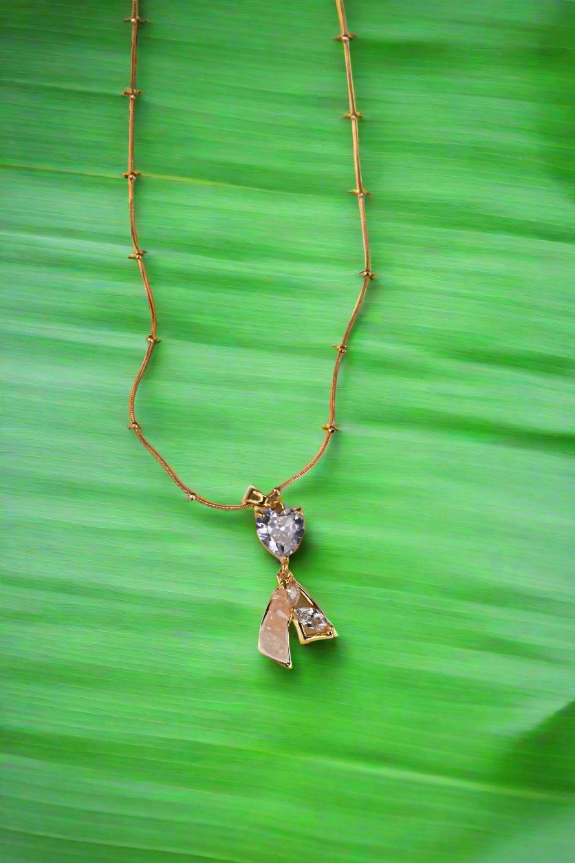 Heartfelt Radiance CZ Spheres Chain Necklace