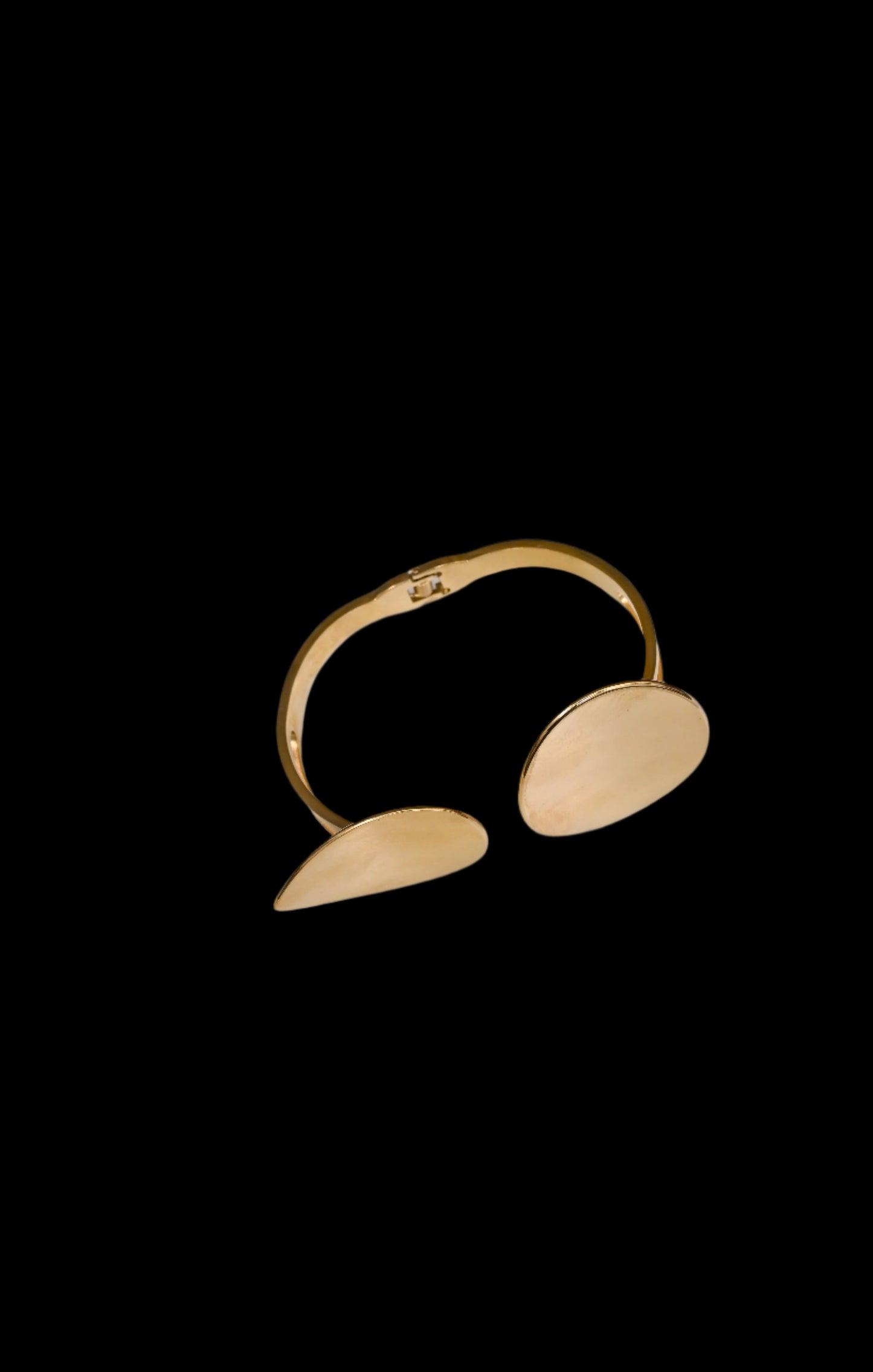 Premium Gold Plating Stainless Petal Cuff Bracelet