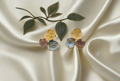 Hypoallergenic Vibrant Enamel Drop Earrings
