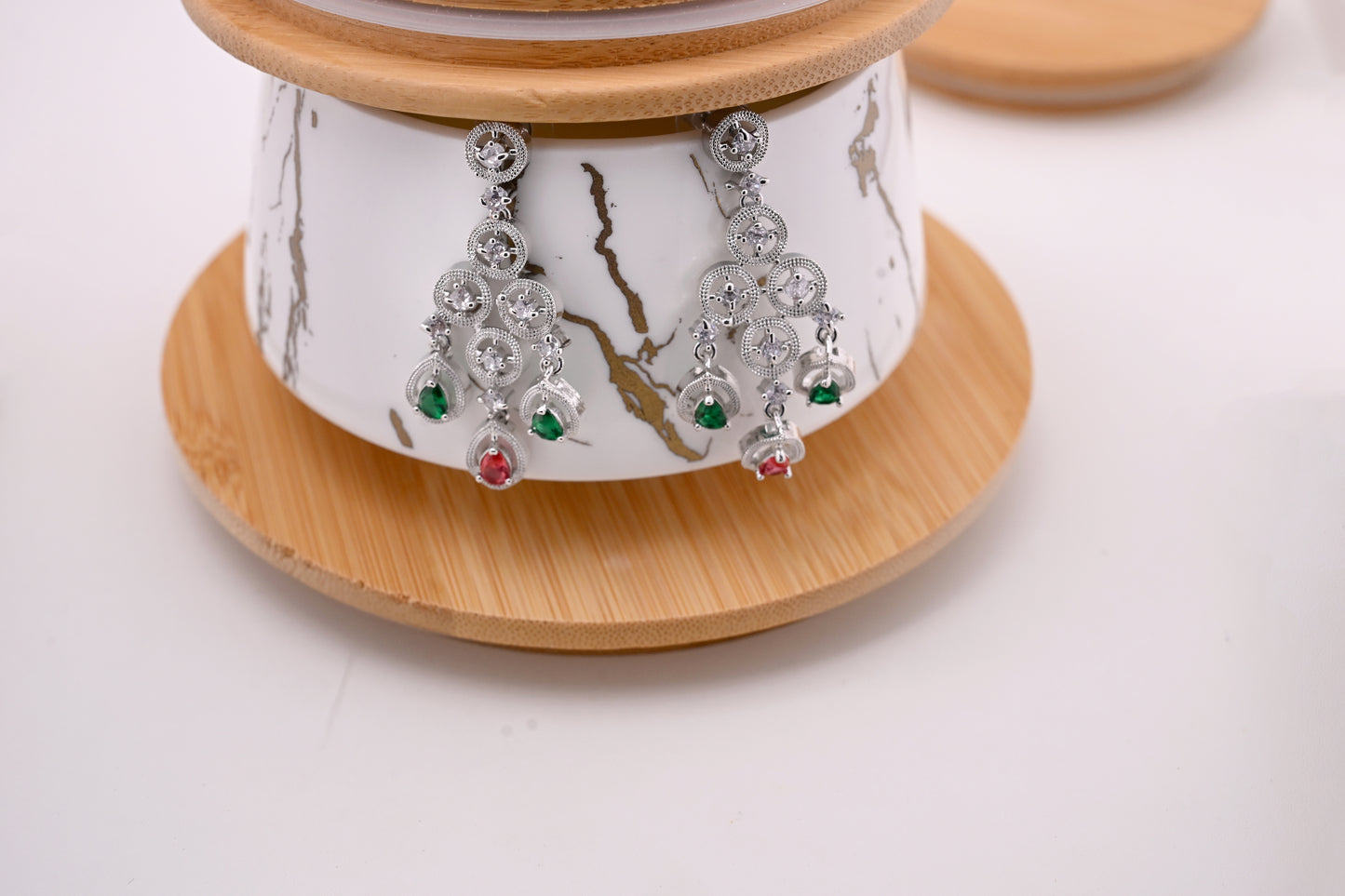 Zyra CZ Diamond Necklace set