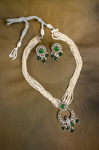Victorian Handcrafted Kundan Necklace Set