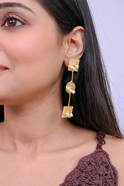Gold Plated Light Weight Danglers