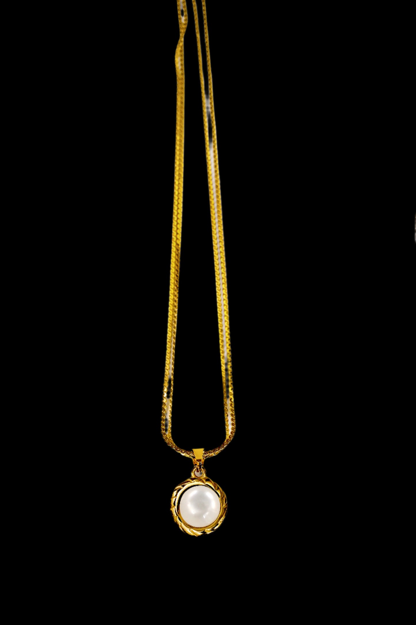 Premium Double-strand Moonstone Pendant Chain