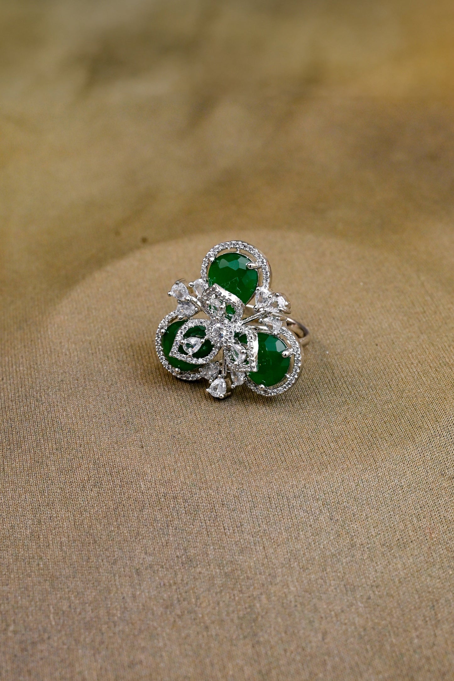 CZ Diamond Stunning Statement Ring