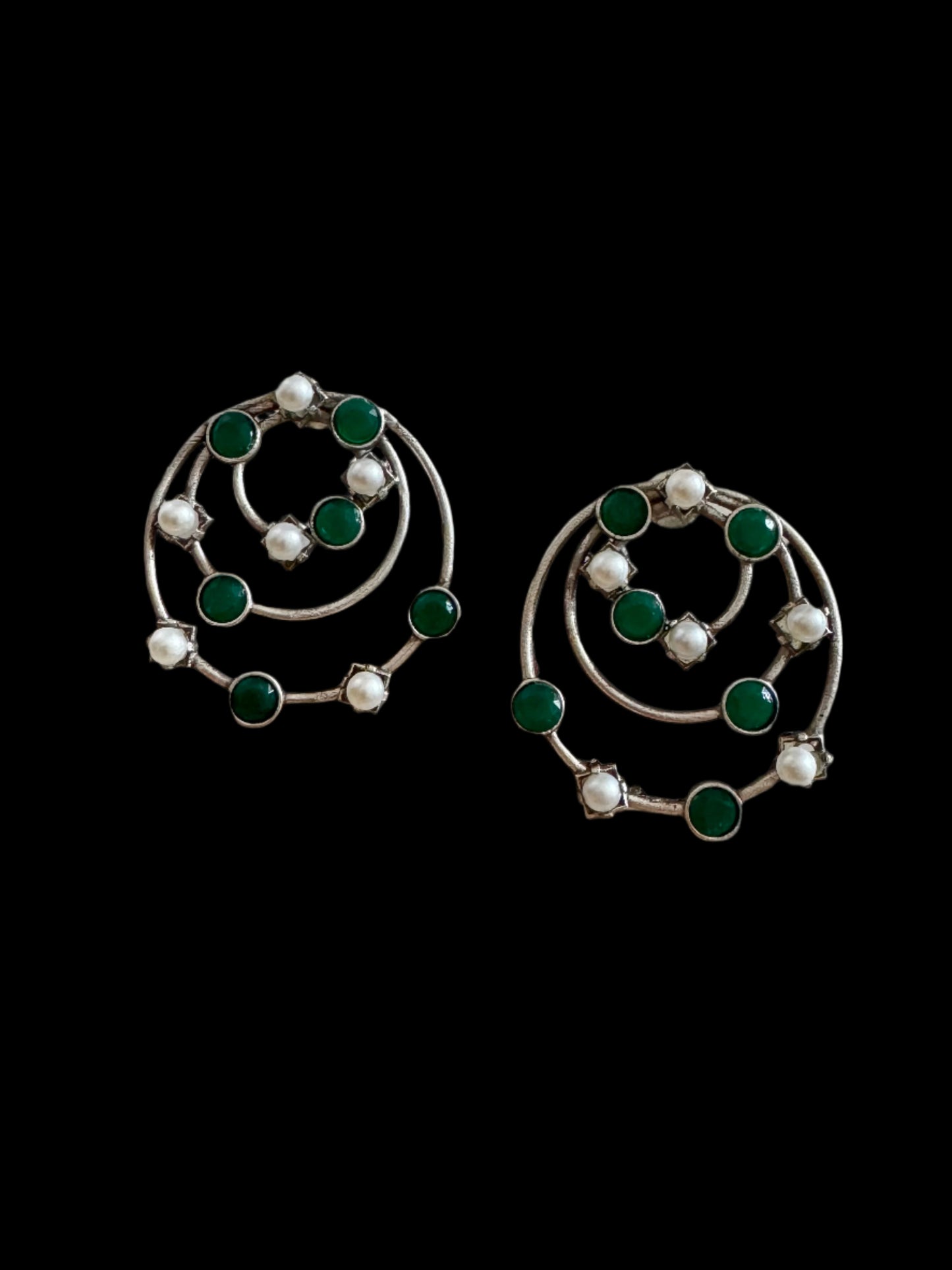 Stunning Sterling Silver Boho Hoop Earrings