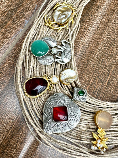 Handcrafted Designer Bohemian Jute Necklace